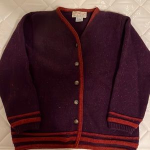 Blarney Purple and Red wool sweater
